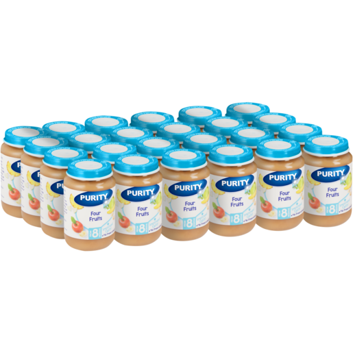 PURITY Four Fruits Baby Food 24 x 200ml