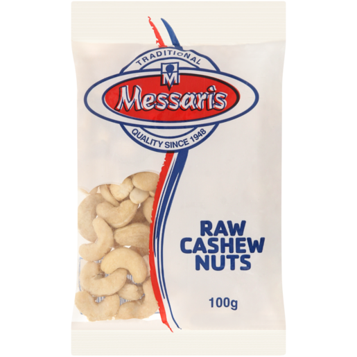 Messaris Raw Cashew Nuts 100g