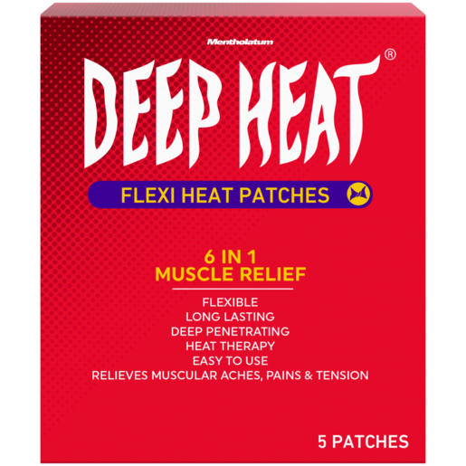Deep Heat Flexi Heat Patches 5 Pack