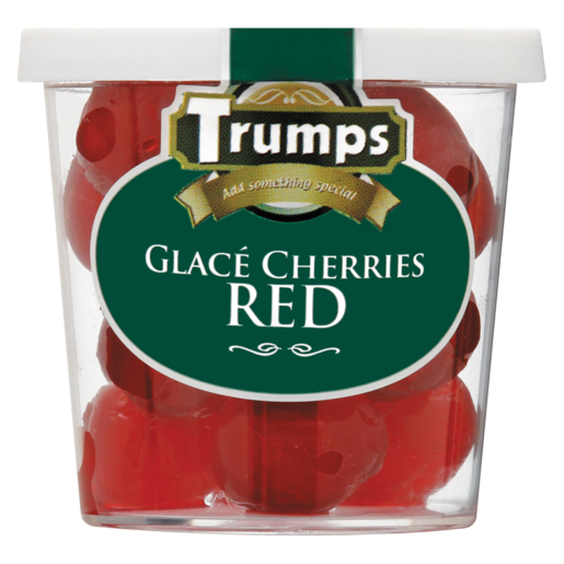 Trumps Glacé Red Cherries 75g