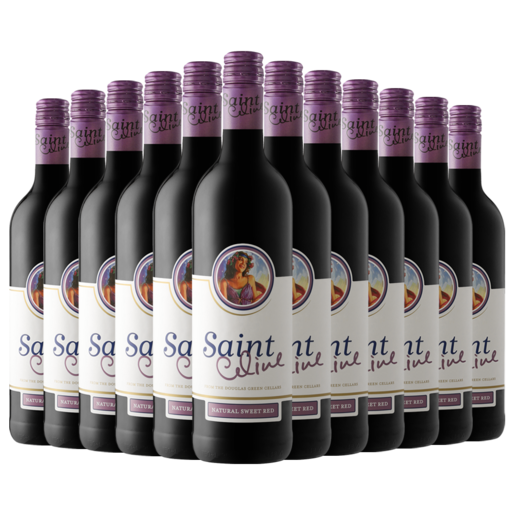 Saint Celine Natural Sweet Red Wine Bottles 12 x 750ml