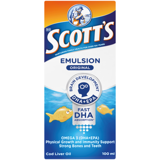 Scott's Original Cod Liver Oil Emulsion 100ml 