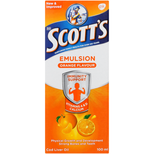 Scott's Emulsion Orange Cod Liver Oil 100ml