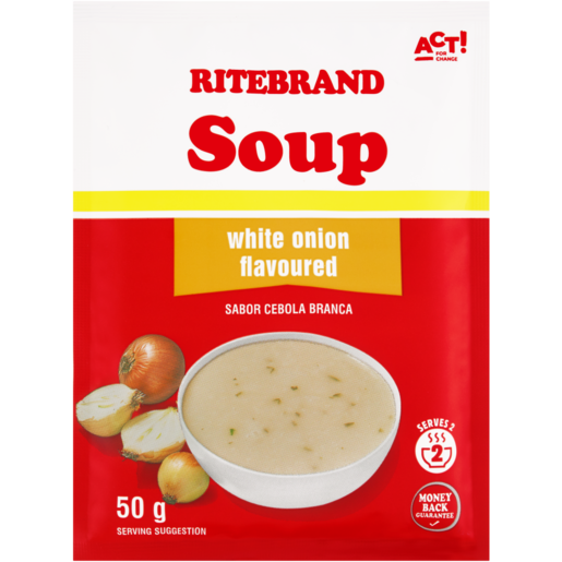 Ritebrand White Onion Flavoured Instant Soup 50g