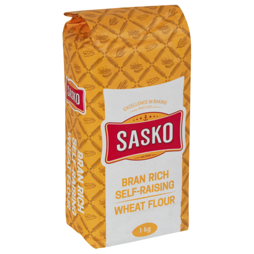 SASKO Bran Rich Self-Raising Wheat Flour 1kg
