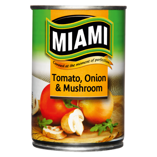 Miami Tomato, Onion & Mushroom Can 410g