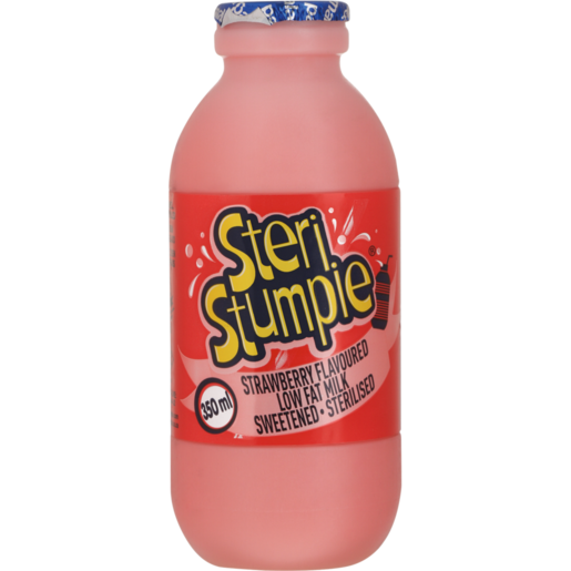 Steri Stumpie Strawberry Flavoured Milk 350ml