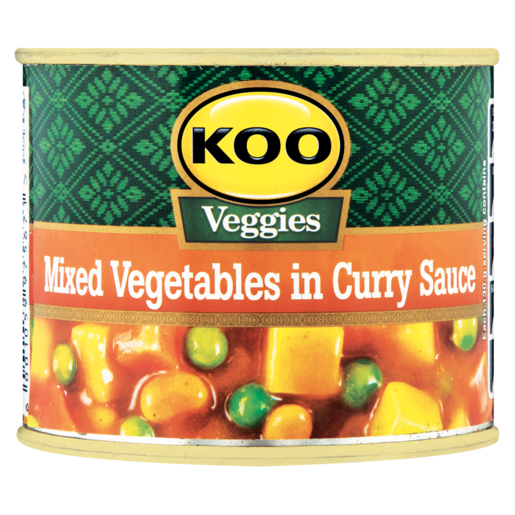 KOO Mixed Vegetables In Curry Sauce Can 215g