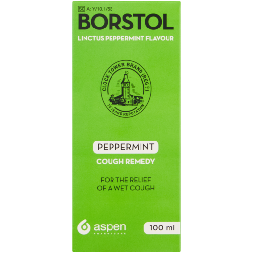 Borstol Peppermint Flavoured Cough Syrup 100ml