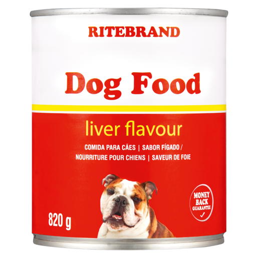 Ritebrand Liver Flavoured Dog Food Can 820g