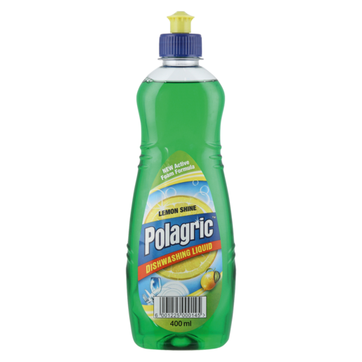 Polagric Lemon Shine Dishwashing Liquid 400ml
