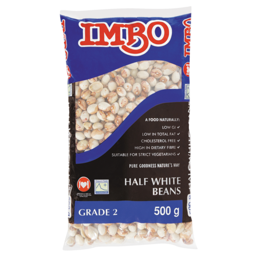 Imbo Half White Beans Pack 500g