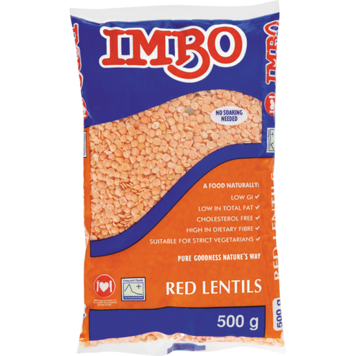Imbo Red Lentils 500g