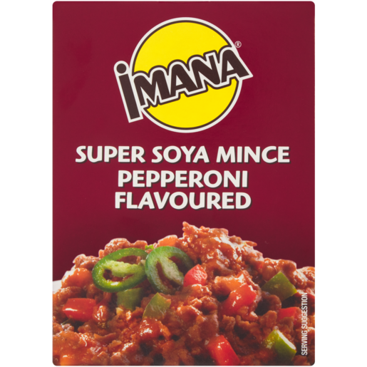 Imana Pepperoni Flavoured Super Soya Mince 200g