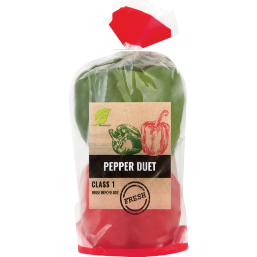 Duet Green & Red Peppers In Pack