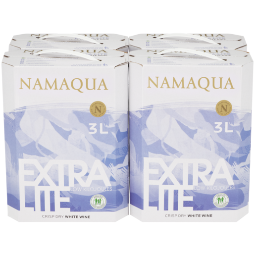 Namaqua Extra Lite White Wine Boxes 4 x 3L