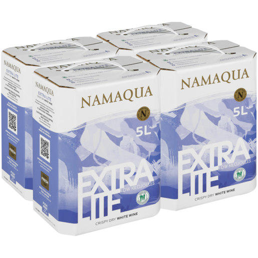 Namaqua Extra Light White Wine Boxes 4 x 5L