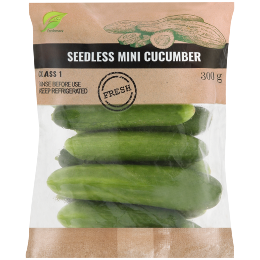 Mini Seedless Cucumber Bag 300g