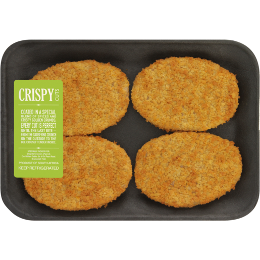 Crispy Cuts Crumbed Chicken Steaklets Per kg