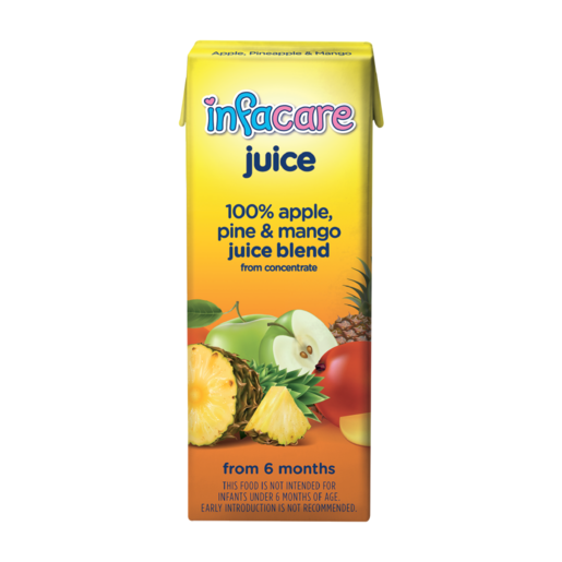 Infacare 100% Apple, Pine & Mango Juice Blend From 6 Months 200ml