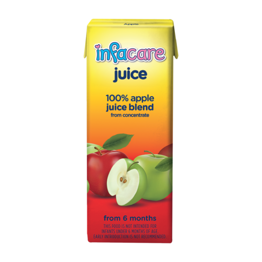 Infacare 100% Apple Juice Blend From 6 Months 200ml