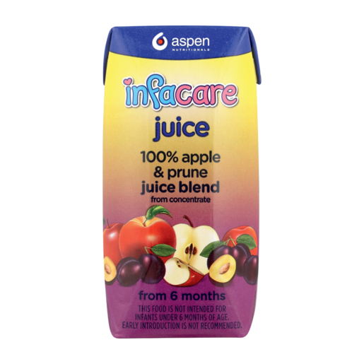 Infacare 100% Apple & Prune Juice Blend 200ml