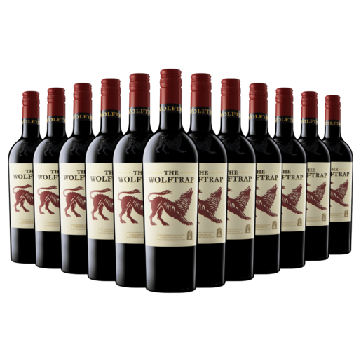 The Wolftrap Shiraz Mourvedre Viognier Red Wine Bottles 12 x 750ml