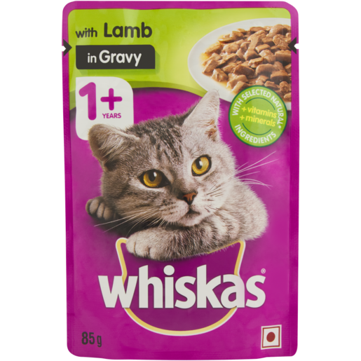 Whiskas Lamb In Gravy Cat Food 85g