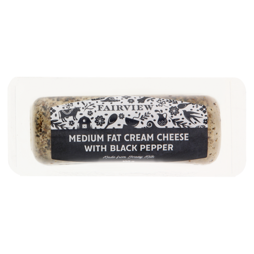 Fairview Black Pepper Cream Cheese 100g