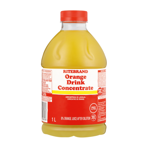 Ritebrand Orange Flavoured Concentrate 1L