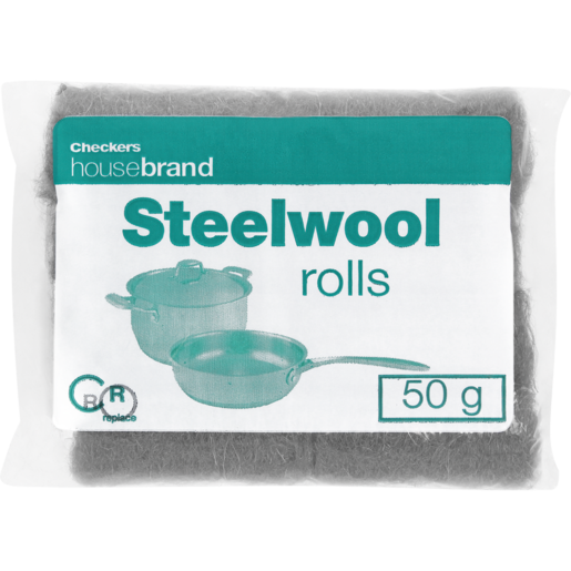Checkers Housebrand Steel Wool Rolls 50g
