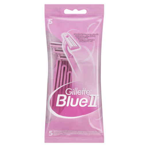 Gillette Blue II Womens Disposable Razor 5 Pack