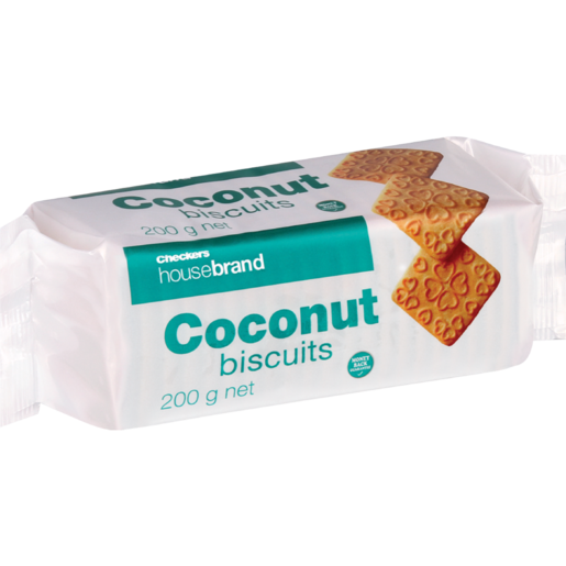 Checkers Housebrand Coconut Biscuits 200g
