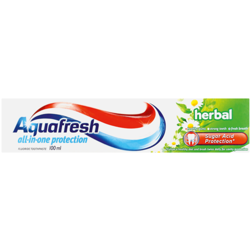 Aquafresh Herbal Fluoride Toothpaste 100ml 