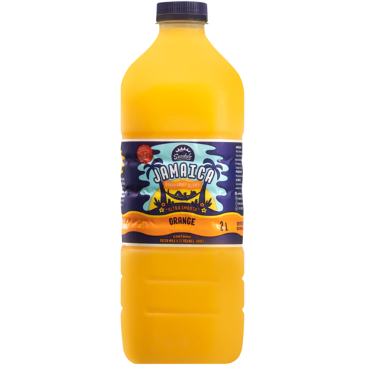 Jamaica Island Smooth Orange Flavoured Dairy Fruit Blend 2L