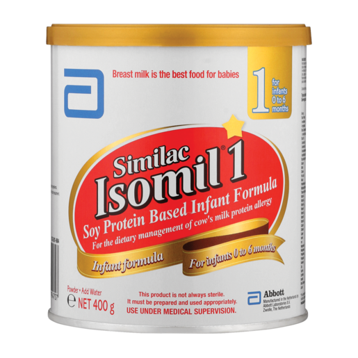 Similac Isomil Soy Protein Based Infant Formula Tin 400g