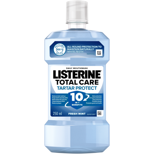 Listerine Antiseptic Anti-Bacterial Tartar Control Mouthwash 250ml
