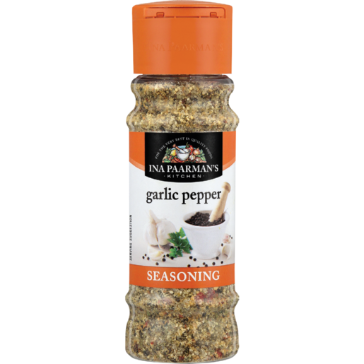 Ina Paarman Garlic Pepper Seasoning 200ml
