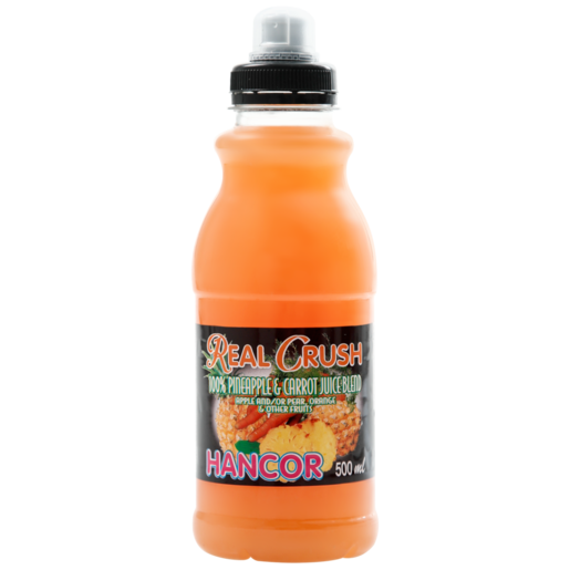 Hancor Real Crush 100% Carrot & Pineapple Flavoured Juice Bottle 500ml
