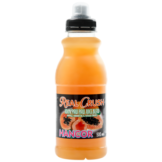 Hancor Real Crush 100% Pawpaw Flavoured Juice Packet 500ml