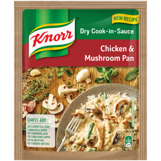Knorr Chicken & Mushroom Dry Cook-In-Sauce 48g