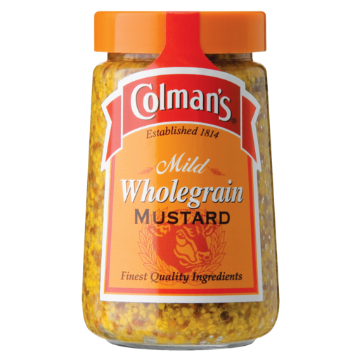 Colman's Milk Wholegrain Mustard Jar 168g