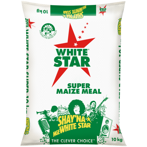 White Star Super Maize Meal Poly Bag 10kg