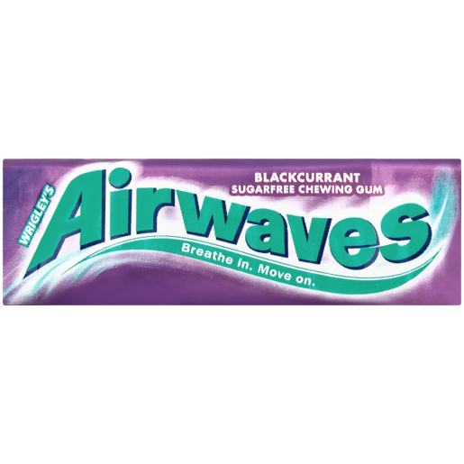 Wrigley's Airwaves Blackcurrent Sugarfree Chewing Gum 10 Pack