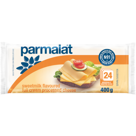 Parmalat Sweetmilk Flavoured Full Cream Processed Cheese Slices 400g