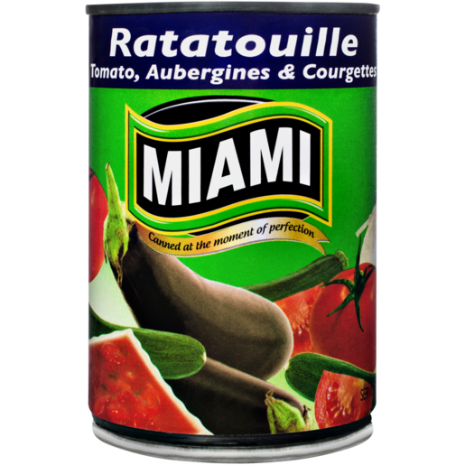 Miami Tomato Aubergines & Courgettes Ratatouille 410g