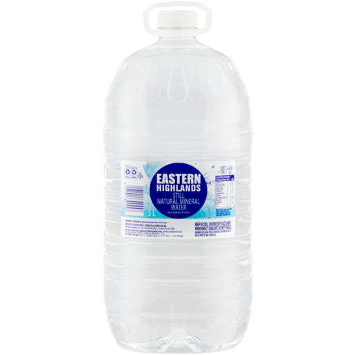 Eastern Highlands Still Mineral Water Bottle 5L