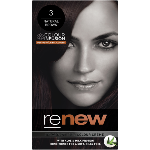 Renew Natural Brown 3 Permanent Hair Colour Créme 50ml