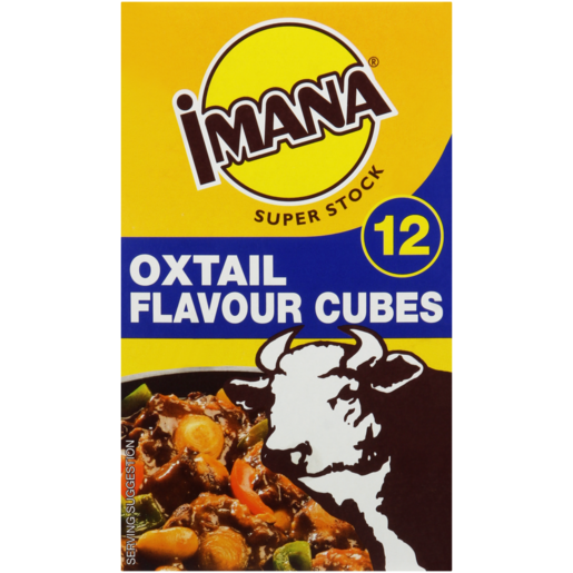 Imana Super Stock Oxtail Flavoured Cubes 12 Pack