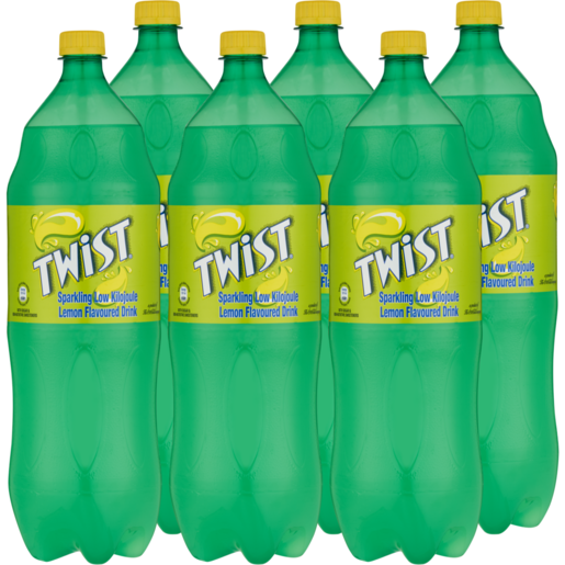 Twist Lemon Flavoured Soft Drinks 6 x 2L